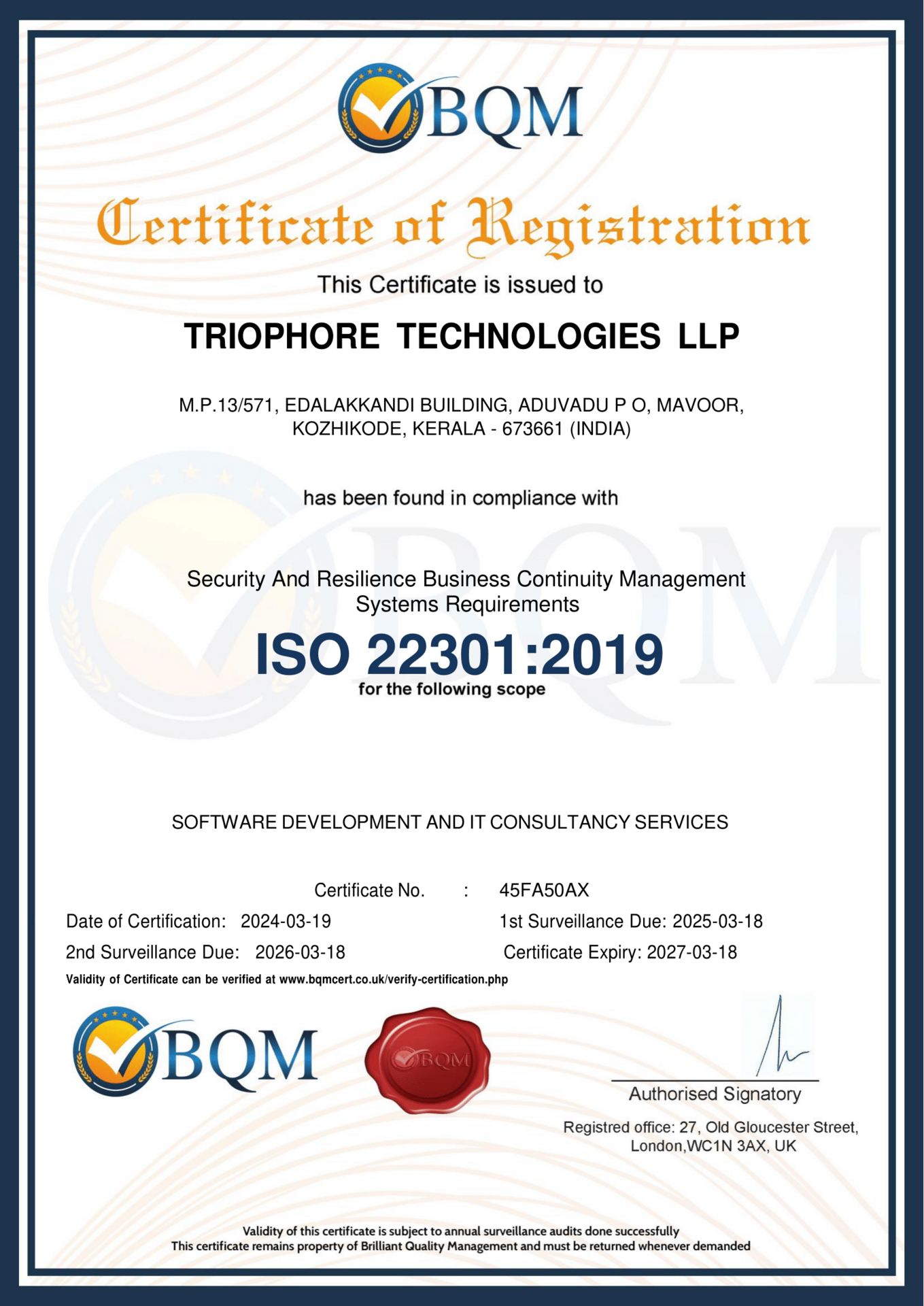 ISO 22301